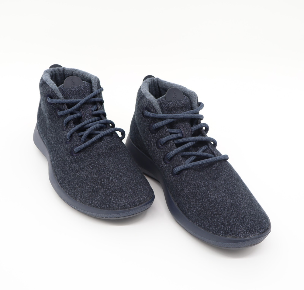 Allbirds Mizzle Wool Runner Up Sneaker Sz M11 Blue Merino High Top WRUM